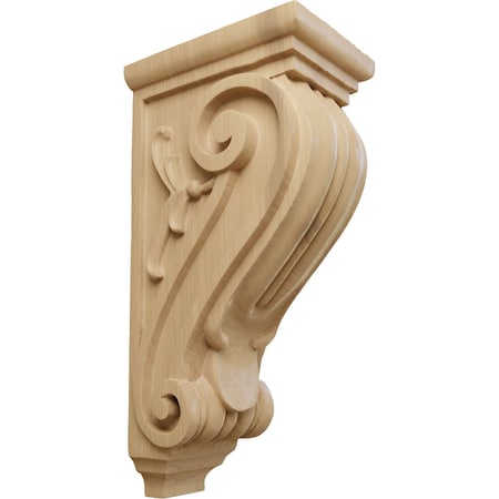 Ekena Millwork 5"W x 7"D x 14"H Large Classical Corbel, Cherry CORW05X07X14CLCH